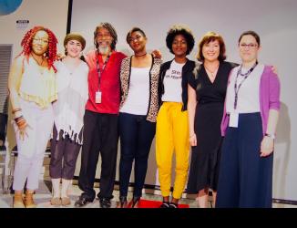 Alexandra C Stewart featured with a group of Literary Giants at the Bocas Lit Fest