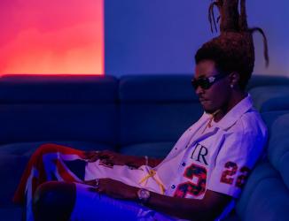 Tamo J “Too Fast” video shoot behind the scenes photo.