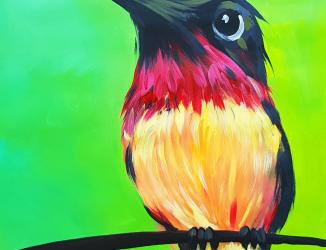 Humming bird painting