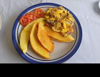 Jamaican breakfast