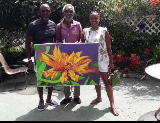 A satisfied art collector a Ras Natango Original