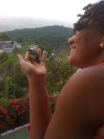 A bird in the hand. Life dictates art